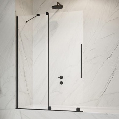 Шторка на ванну Radaway Furo Black PND II 150 L