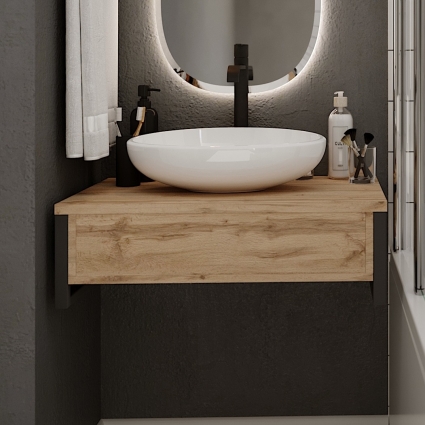 Тумба для комплекта 1MarKa Grunge Loft 80 дуб вотан