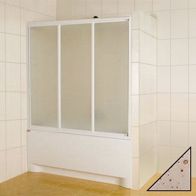 Шторка на ванну Sanplast DTr-W 1700x1400 пластик