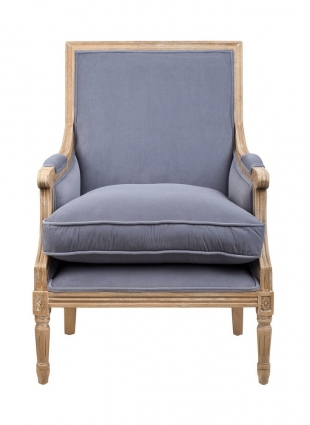 Классическое кресло Mak-interior Coolman grey серого цвета