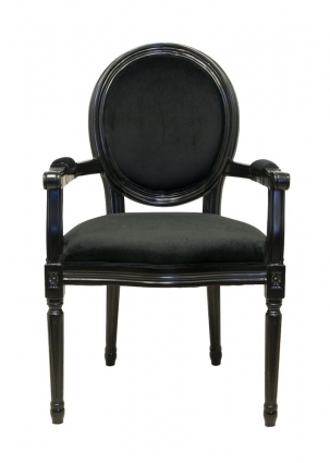 Стул Mak-interior Diella black velvet