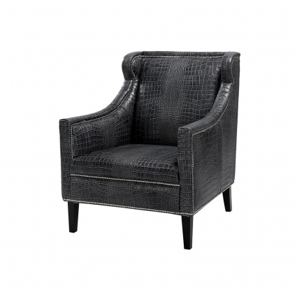 Кресло ROOMERS FURNITURE с обивкой из натуральной кожи