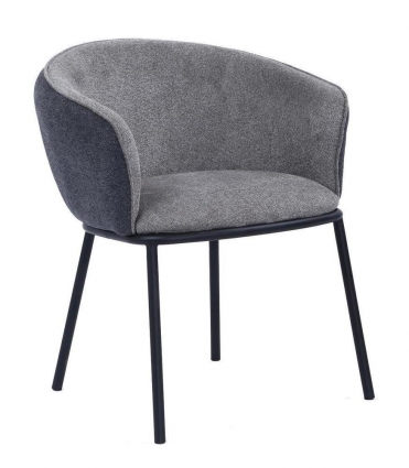 Стул bradexhome Duke серого цвета
