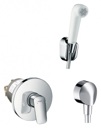 Душевой комплект Hansgrohe Logis 3 в 1 с гигиеническим душем