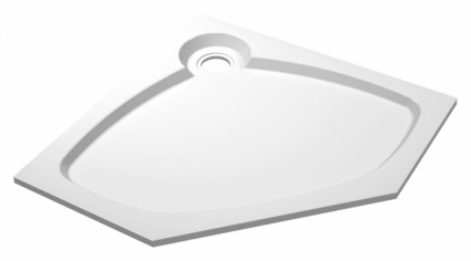 Поддон для душа Cezares Tray P 100 пятиугольный