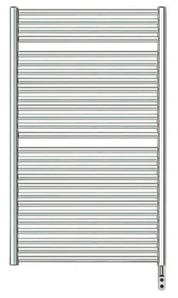 Полотенцесушитель электрический Zehnder Toga TEC-120-050/DD Chrome