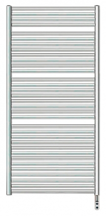 Полотенцесушитель электрический Zehnder Toga TEC-150-050/DD Chrome