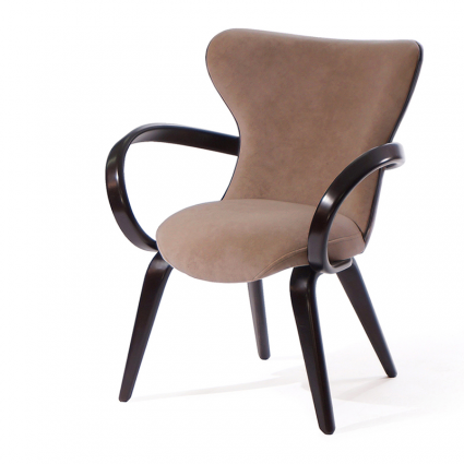 Стул Actual Design Apriori S с подлокотниками из гнутого дерева