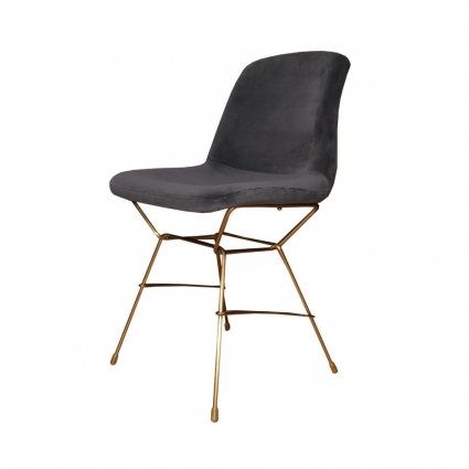 Стул ROOMERS FURNITURE темно-серого цвета