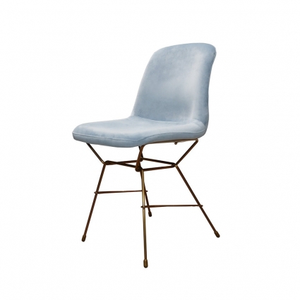 Стул ROOMERS FURNITURE голубого цвета