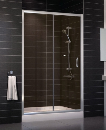 Душевая дверь в нишу Vegas Glass ZP 0125 08 05 стекло бронза, 125