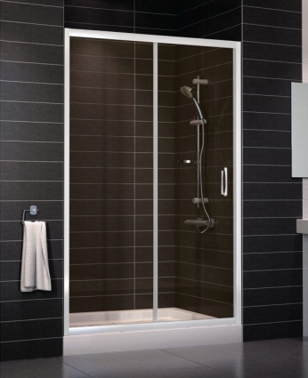 Душевая дверь в нишу Vegas Glass ZP 0125 01 05 стекло бронза, 125