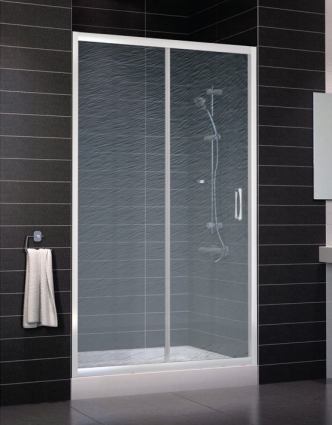 Душевая дверь в нишу Vegas Glass ZP 0115 01 02 стекло шиншилла, 115