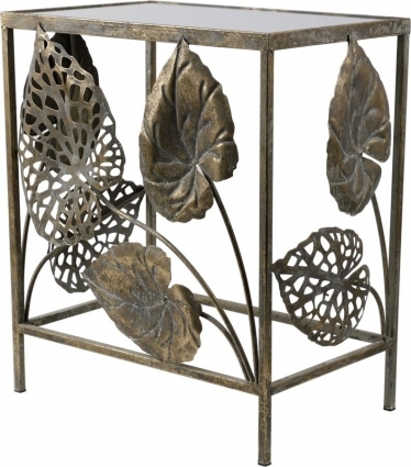 Кофейный столик GLASAR M с зеркальной столешницей