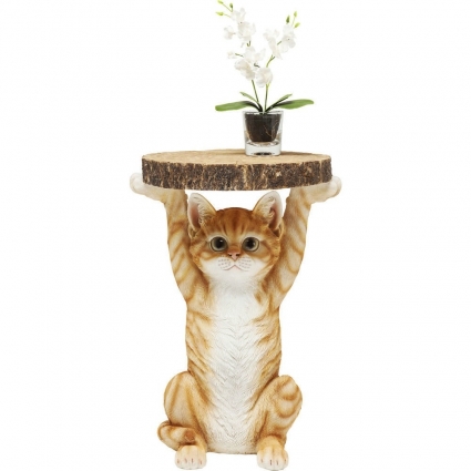Столик KARE DESIGN приставной Cat с круглой столешницей
