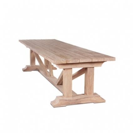 Стол ROOMERS FURNITURE Elias из массива тикового дерева