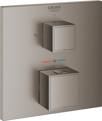 Термостат Grohe Grohtherm Cube 24154AL0 для душа, темный графит