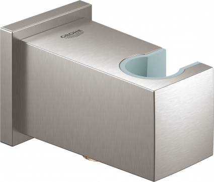 Шланговое подключение Grohe Euphoria Cube 26370DC0 с держателем, суперсталь