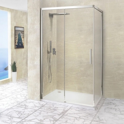 Душевой уголок RGW Leipzig LE-41 170x80x195 профиль хром, стекло прозрачное