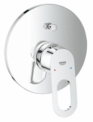 Смеситель для ванны GROHE BauLoop (со встраиваемым механизмом, круглая панель)