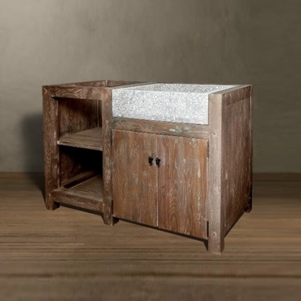 Тумба ROOMERS FURNITURE для ванной Морна из массива дуба