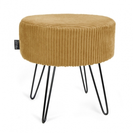 Пуф ARBEN DECOR MAGIC Метеор Cilium Umber желтого цвета