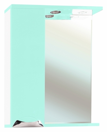 Зеркало-шкаф Bellezza Симона 60 L салатовый