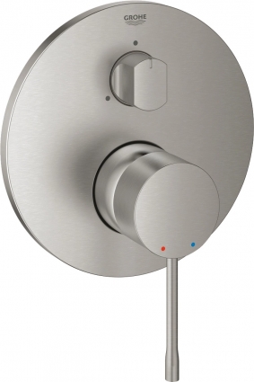Смеситель Grohe Essence 24169DC1 для ванны с душем, суперсталь