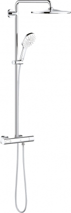 Душевая стойка Grohe Rainshower SmartActive 310 26648LS0 с термостатом, белая луна