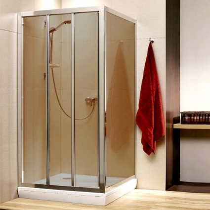 Душевой уголок Radaway Treviso DW+S 80x75 коричневое стекло