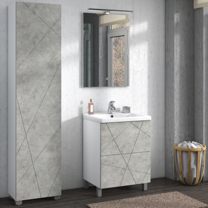 Мебель для ванной Vigo Geometry 70 бетон