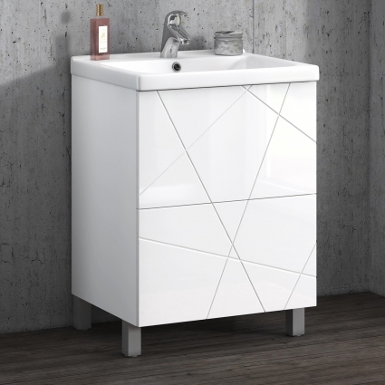 Тумба для комплекта Vigo Geometry 60 белая