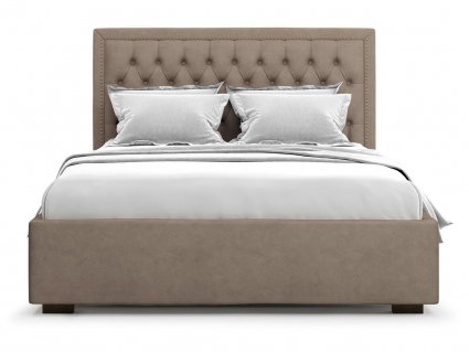 Кровать с подъемным механизмом MYROOM Family Orto 140х200 темно-бежевого цвета