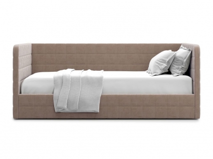 Кровать с подъемным механизмом MYROOM Family Brenta 90х200 темно-бежевого цвета