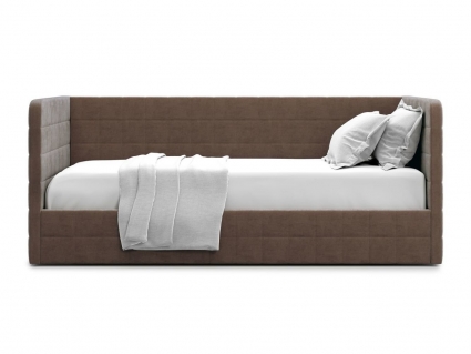 Кровать с подъемным механизмом MYROOM Family Brenta 90х200 коричневого цвета