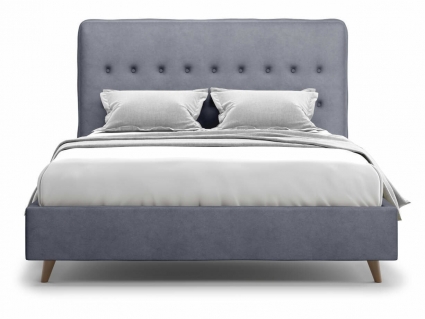 Кровать MYROOM Family Bergamo серого цвета 160х200