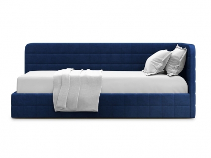 Кровать с подъемным механизмом MYROOM Family Tichina 120х200 синего цвета