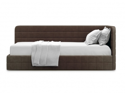 Кровать с подъемным механизмом MYROOM Family Tichina 120х200 коричневого цвета