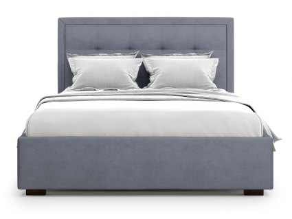 Кровать MYROOM Family Komo 140х200 серого цвета с подъемным механизмом 