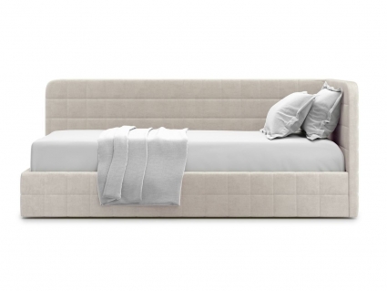 Кровать с подъемным механизмом MYROOM Family Tichina 90х200 бежевого цвета