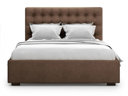 Кровать с подъемным механизмом MYROOM Family Brayers 140х200 коричневого цвета