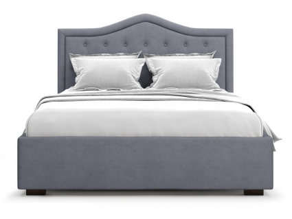 Кровать с подъемным механизмом MYROOM Family Tibr 140х200 серого цвета