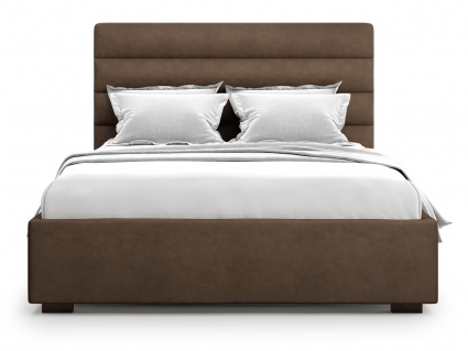 Кровать с подъемным механизмом MYROOM Family Karezza 140х200 коричневого цвета