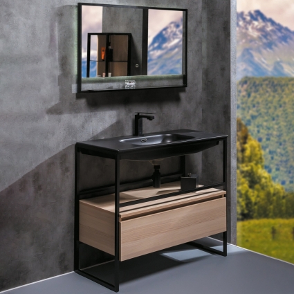Мебель для ванной Armadi Art Loft 100 light wood, напольная