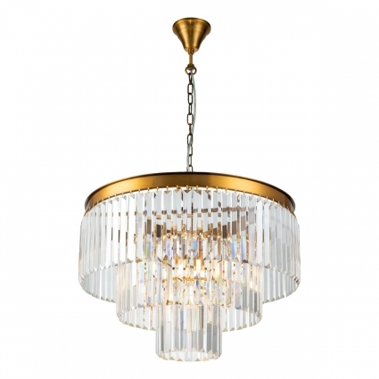 Подвесная люстра iLamp Triumph 7383/8P Brass