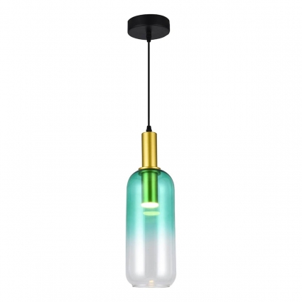 Подвесной светодиодный светильник Toplight Gwendolyn TL1217H-01GR