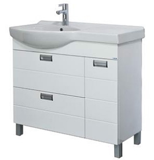 Тумба для комплекта Aquanet Сити 90 белая L