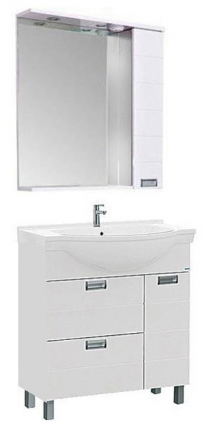 Мебель для ванной Aquanet Сити 80 белая
