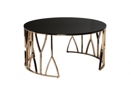 Стол Garda Decor журнальный со стеклянной столешницей 
