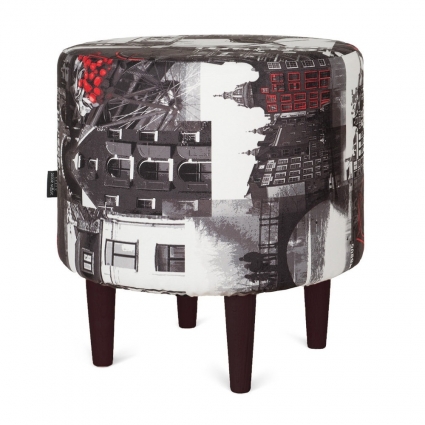 Пуф ARBEN DECOR MAGIC Спутник AMSTERDAM GRAFIT с обивкой из полиэстера